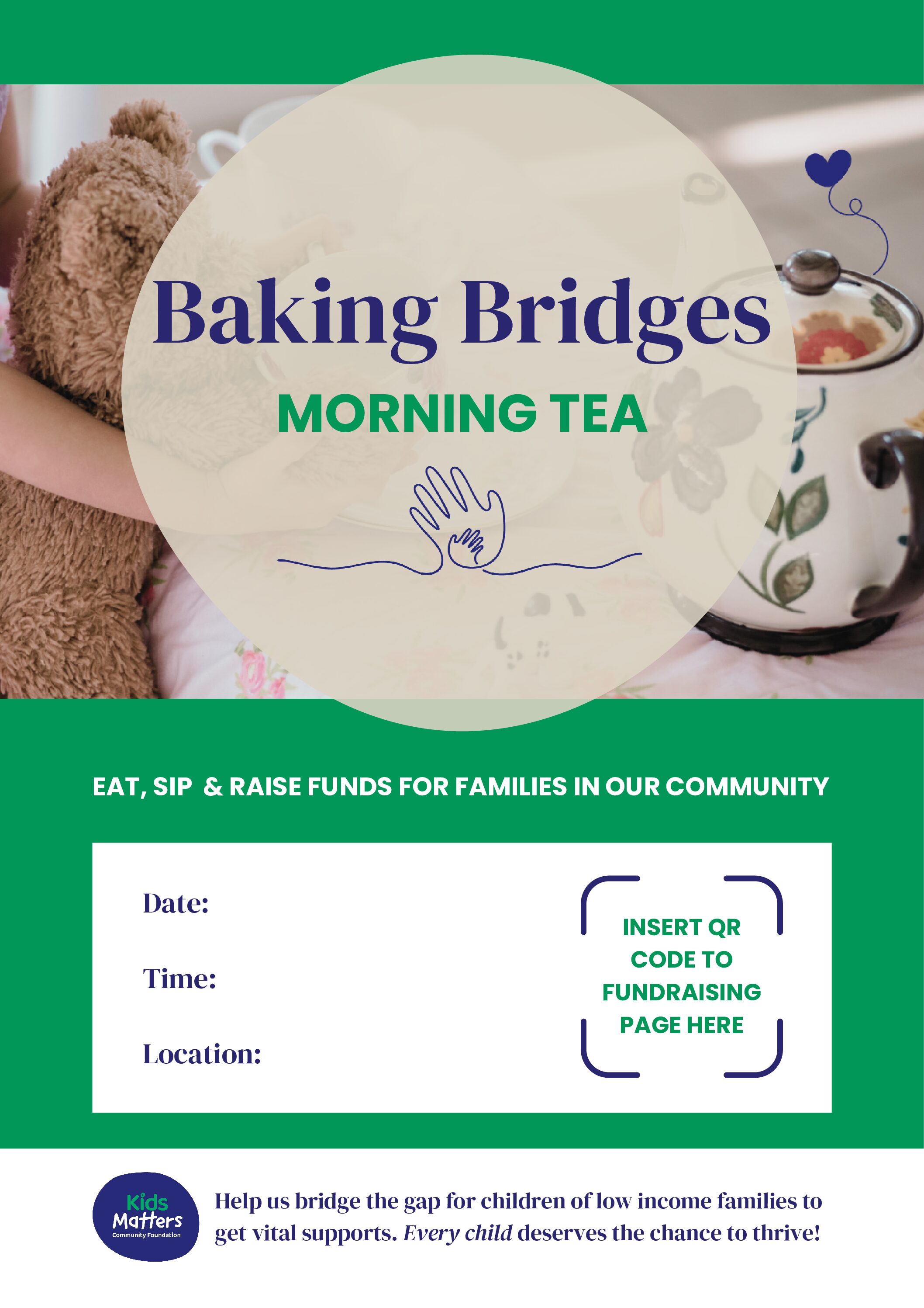 Baking Bridges Event Poster